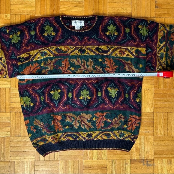 Principles Vintage Multicolour Large Wool Sweater - Picture 3 of 6